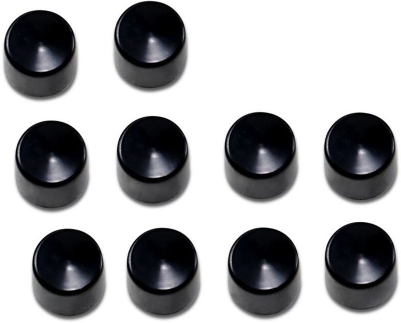 Skruvkåpor Drag Specialties Hex 3/8 svart 352089 (10-pack)