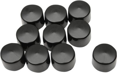 Täckkåpor hjulaxel fram Drag Specialties svart (10-pack)
