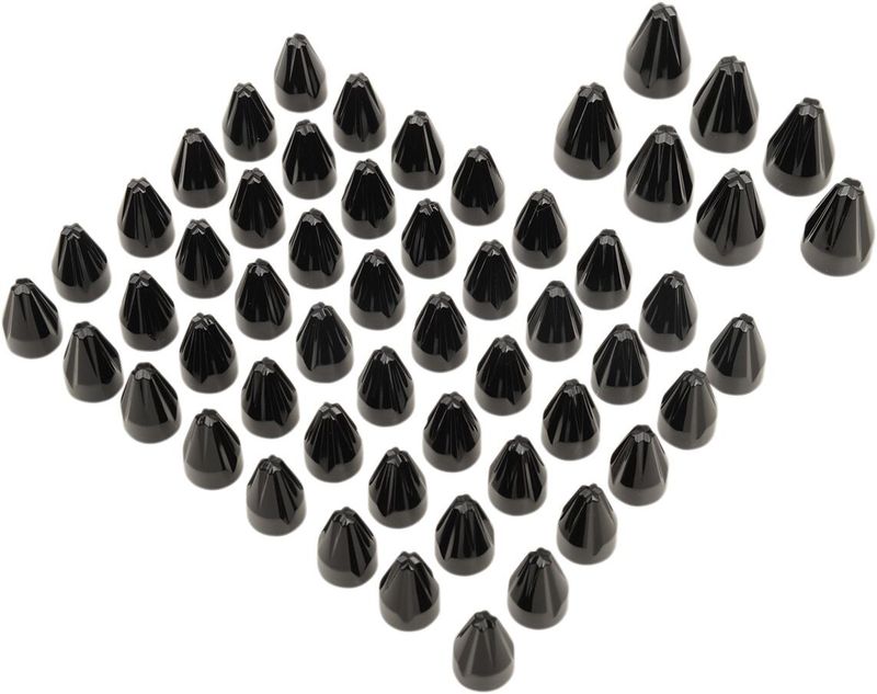 Skruvkåpa Ciro Fluted svart H-D 96-17