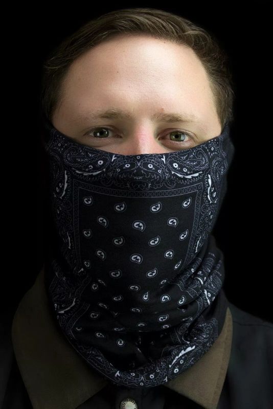 Halsvärmare Zan Headgear Motley Polyester Paisley svart