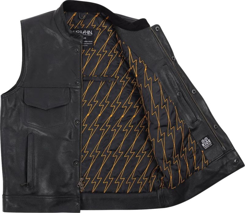 Väst Thrashin Supply Mulholland stl L läder
