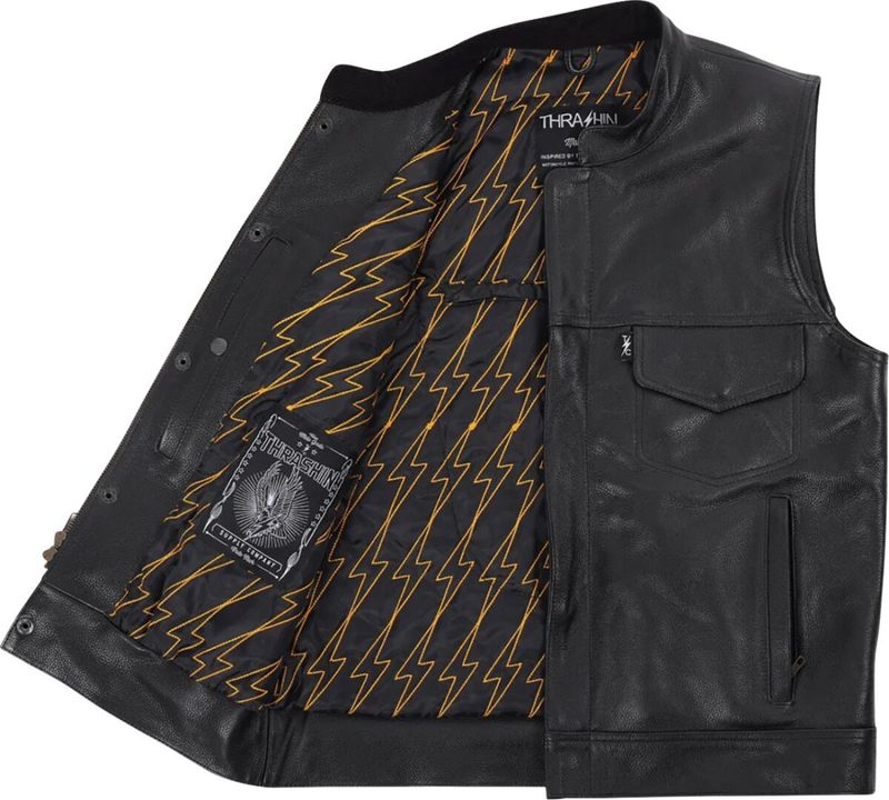 Väst Thrashin Supply Mulholland stl L läder