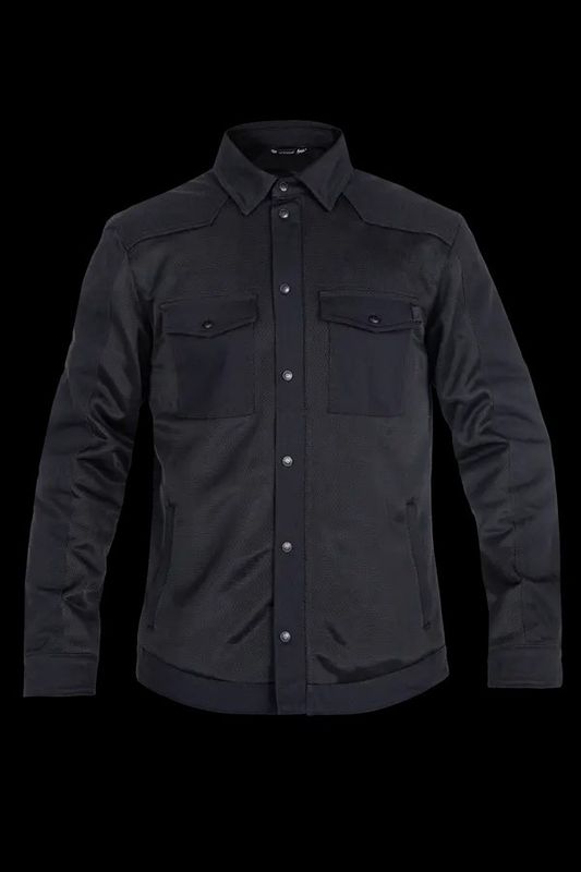 MC-skjorta John Doe Aero Mesh svart