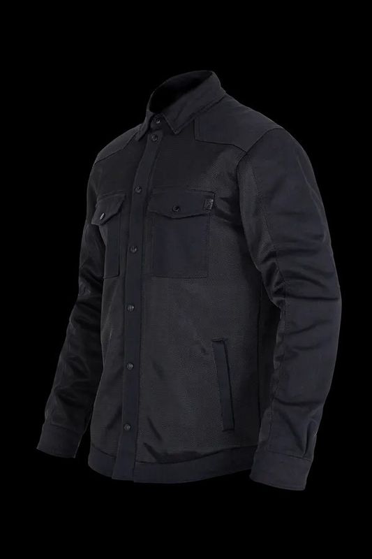 MC-skjorta John Doe Aero Mesh svart