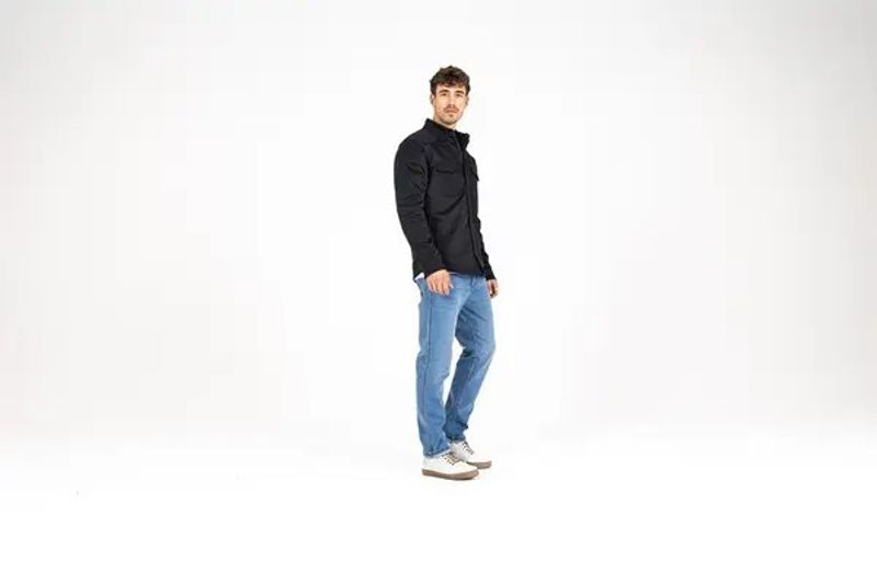 MC-skjorta John Doe Aero Mesh svart