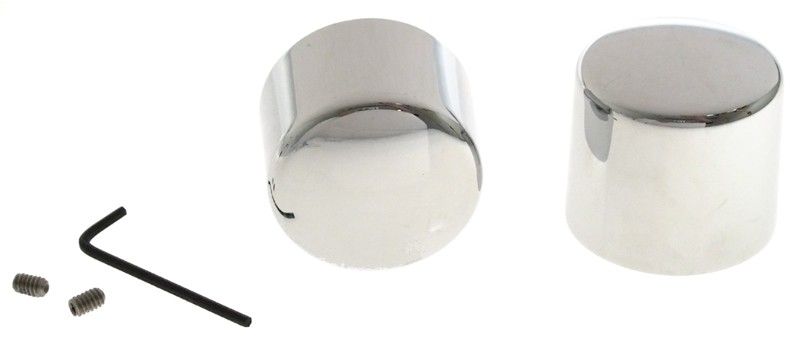 Kåpa mutter fram MCS Domed krom Softail 07-17