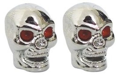 Ventil däck TrikTopz Trik Topz skalle krom universal SHC-CH-2PK