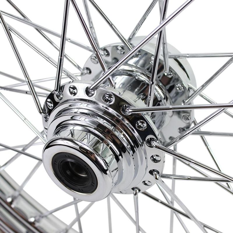 Framhjul Moto Iron 40 ekrar 21x2.15 krom FXST FXDWG 84-99