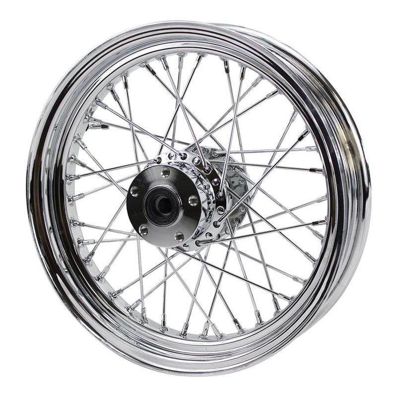 Bakhjul Moto Iron 40 ekrar 16x3.00 krom H-D 79-99