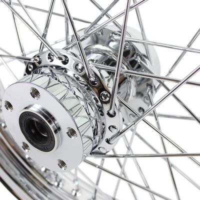 Bakhjul Moto Iron 40 ekrar 16x3.00 krom H-D 79-99