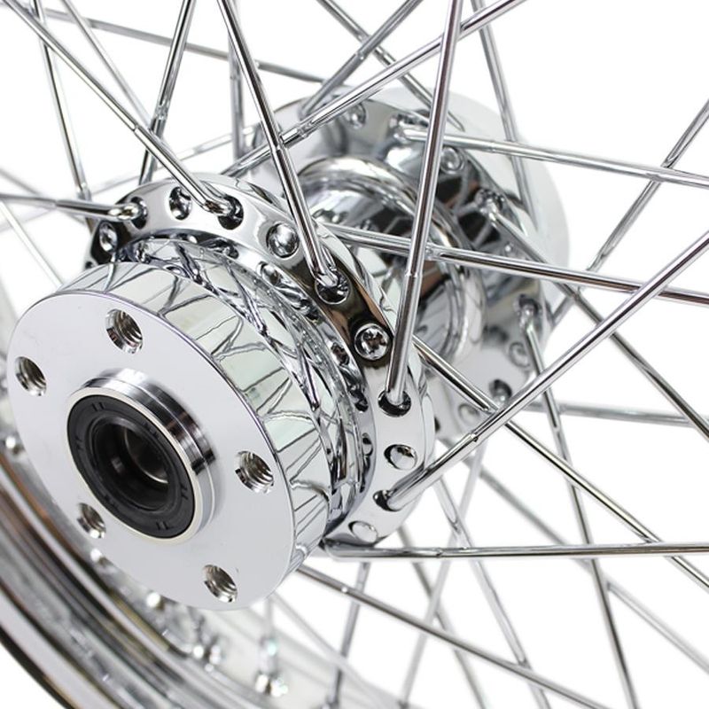 Bakhjul Moto Iron 40 ekrar 16x3.00 krom H-D 79-99