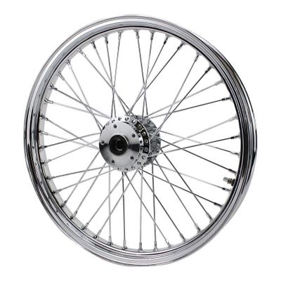 Chrome 21 x 2.15 front wheel (fits 84-99)