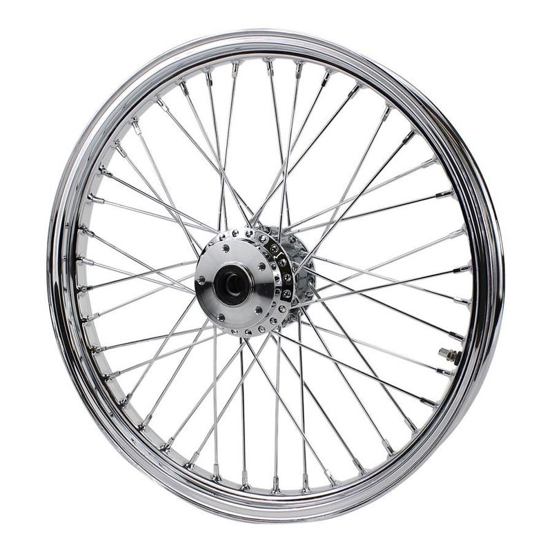 Chrome 21 x 2.15 front wheel (fits 84-99)