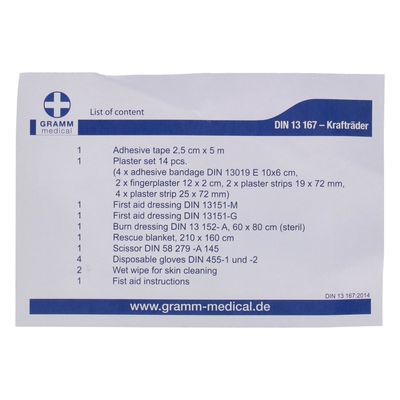 MCS First Aid motorcycle kit