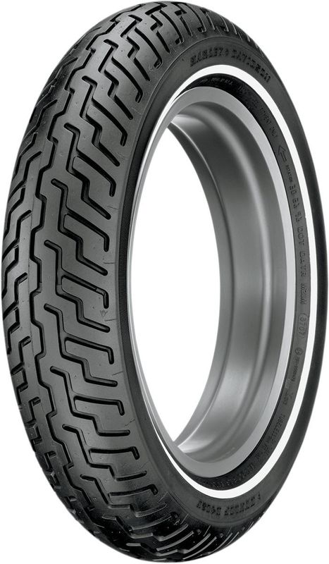 Framdäck Dunlop D402 SWS MT90B16 72H TL smal vit rand