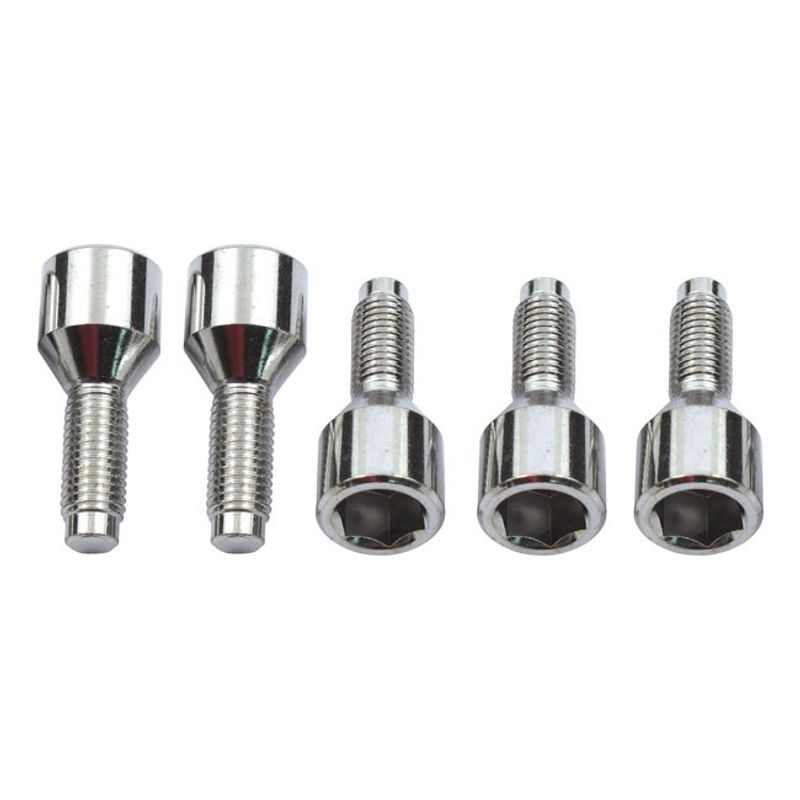 Skruv bromstrumma MCS krom Big Twin 37-72 (5-pack)