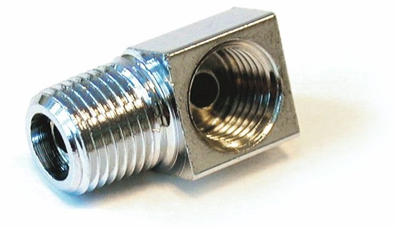 Adapter nippel, 90 gr, H-D 72-81, 1/8 NPTx3/16