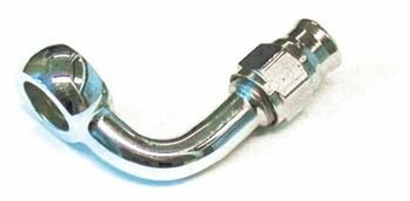 Banjokoppling Goodridge 90 3/8" 10mm rostfri