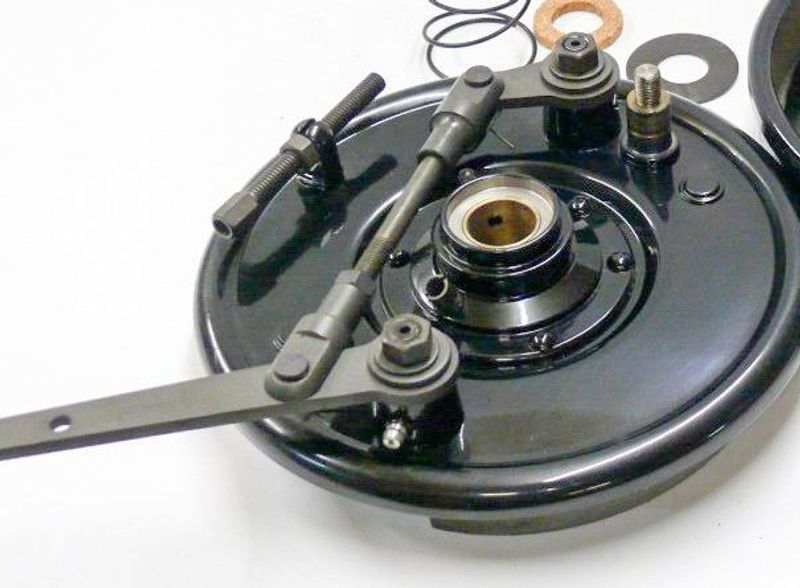Bromsbackar trumbroms Samwel fram dubbelnock svart/parkeriserad
