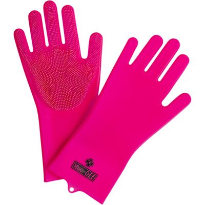 Handskar Muc-Off Scrubber stl M rosa