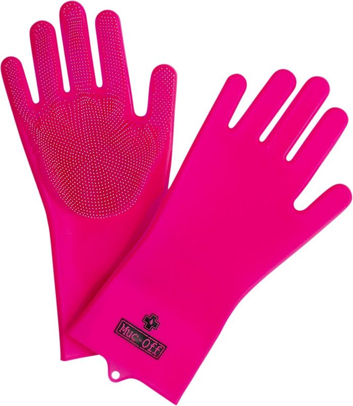 Handskar Muc-Off Scrubber stl M rosa