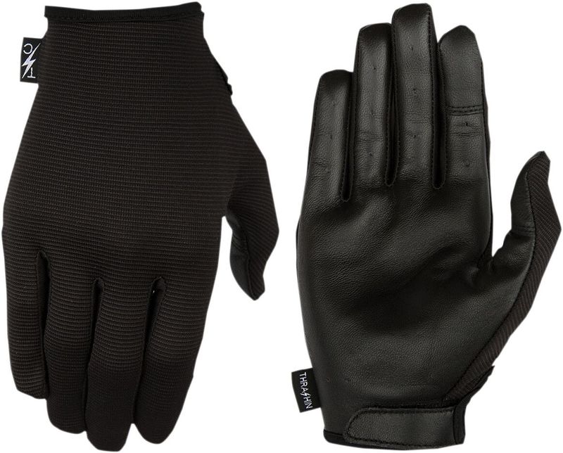 Handskar Thrashin Supply Palm stl S läder svart