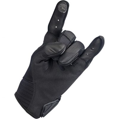 Gloves Brdgprt Blk Xs