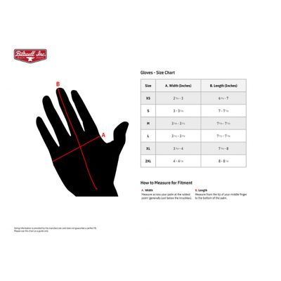 Gloves Brdgprt Blk Xs