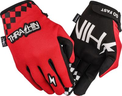 Handskar Thrashin Supply Go Fast Stealth röd