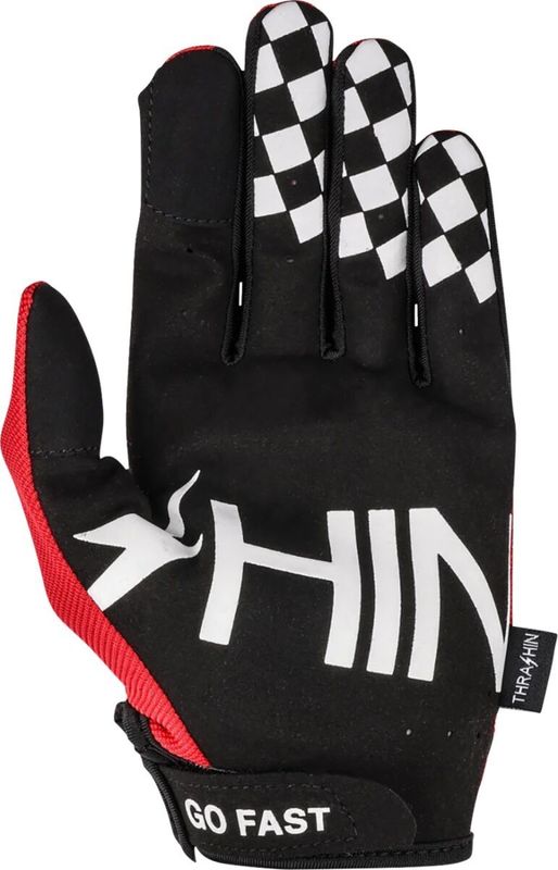 Handskar Thrashin Supply Go Fast Stealth röd