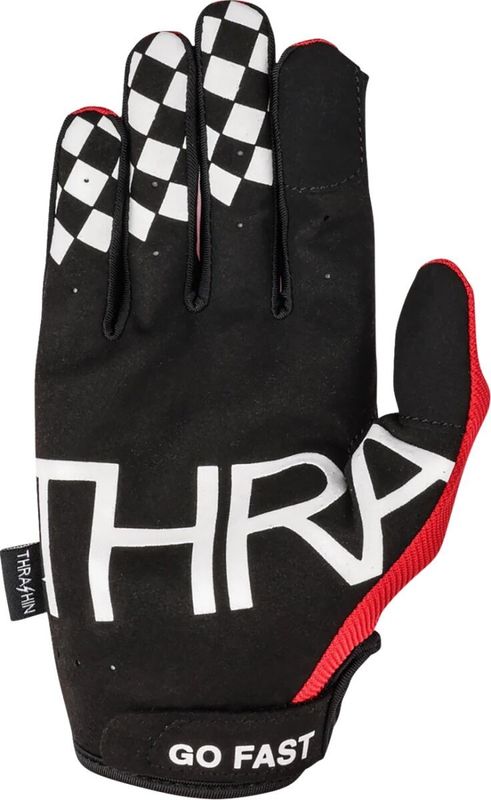 Handskar Thrashin Supply Go Fast Stealth röd