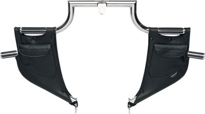Benskydd störtbåge Lindby Drag Specialties Twinbar svart Touring 96-22, Trike 14-21