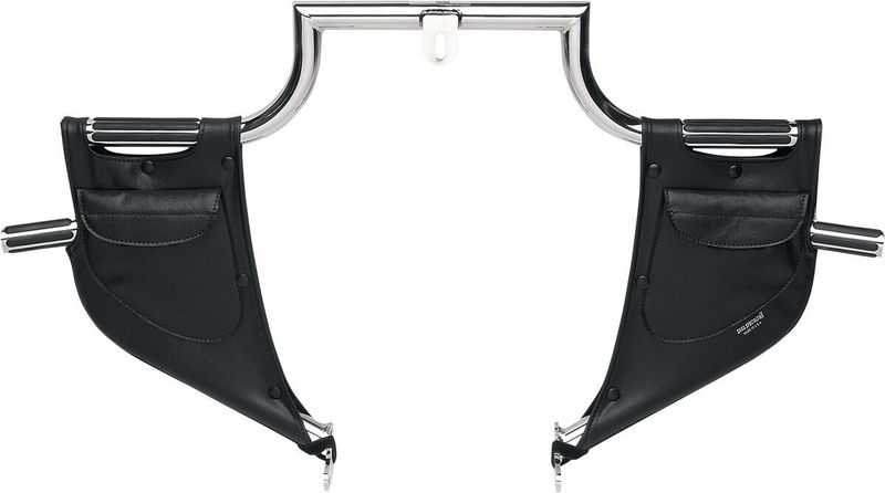 Benskydd störtbåge Lindby Drag Specialties 16240032 Twinbar svart Softail 00-17