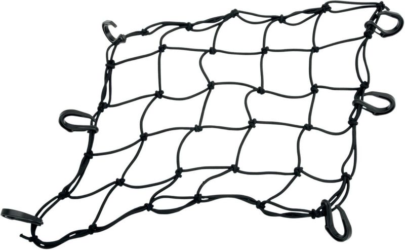 Bagagenät Drag Specialties 15 X15 svart