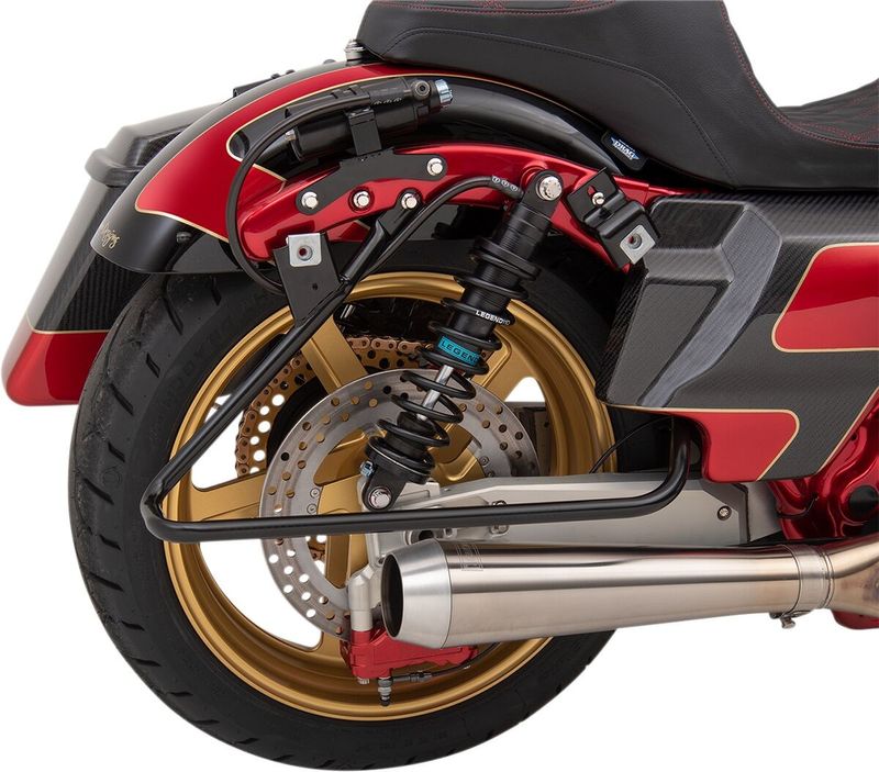 Fästen Drag Specialties krom Touring 09-13
