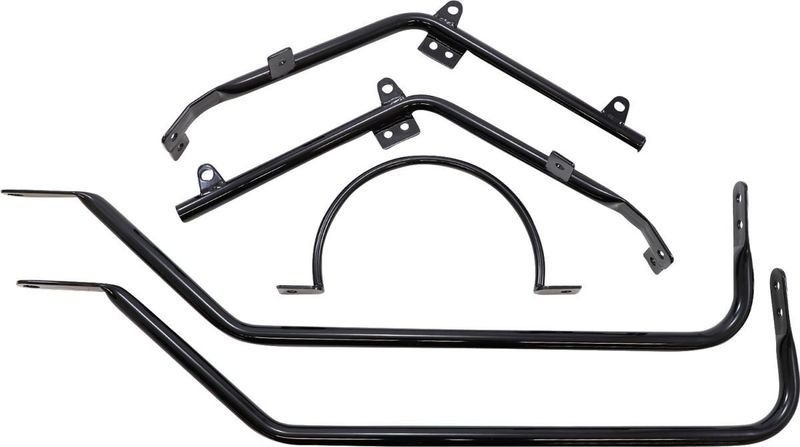 Fäste sidoväska Cycle Visions Bagster svart Sportster 04-13