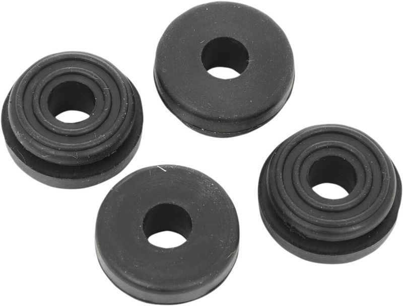 Gummibussningar montering sidoväskor Drag Specialties Touring 93-13 (4-pack)