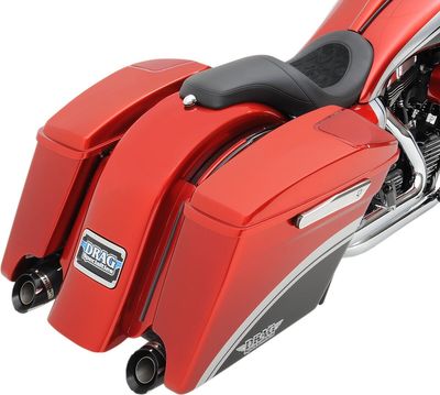 Sidoväskor Drag Specialties OEM-Style Sbag Botm RHT14-21 4" förlängd höger Touring 14-24