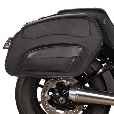 Sidoväskor Thrashin Supply Detach Dyna 96-17, Softail 18-upp