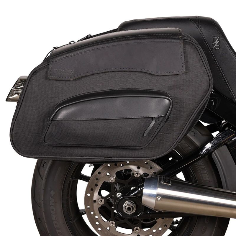 Sidoväskor Thrashin Supply Detach Dyna 96-17, Softail 18-upp