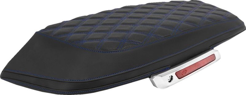 Kåpor lock Saddlemen Lattice Stitched blå Touring 23-upp L870-23-18401