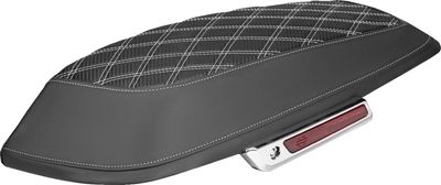 Kåpor lock Saddlemen kolfiber vit Touring 14-23