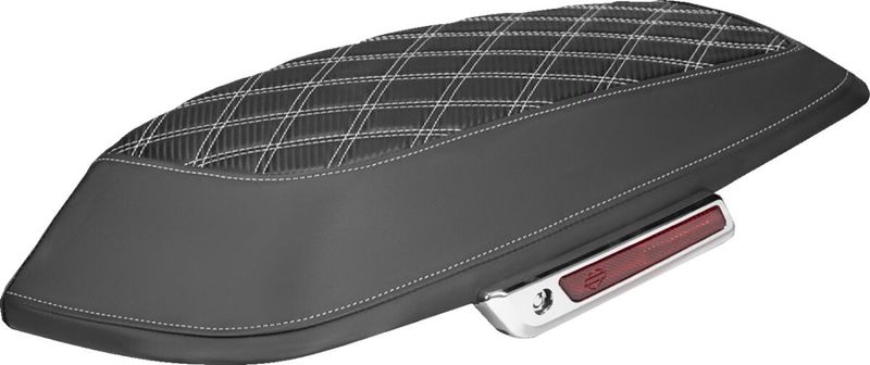 Kåpor lock Saddlemen kolfiber vit Touring 14-23