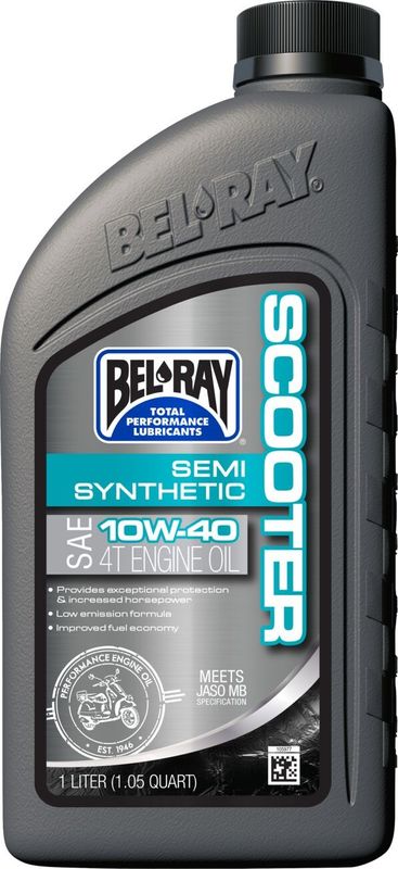 Olja Bel-Ray Scooter Semi-synthetic 10W-40 syntet