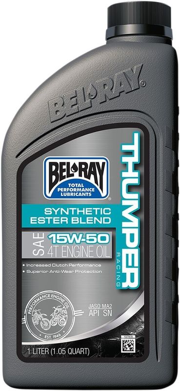 Olja Bel-Ray Thumper Ester Blend 1 15W-50 4T syntet