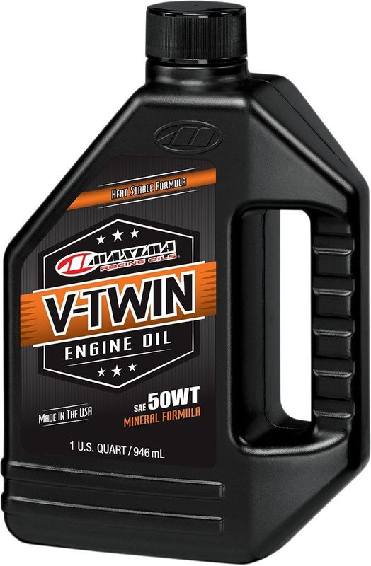 Olja motor Maxima V-Twin 50W mineral Pre-Evo 946 ml