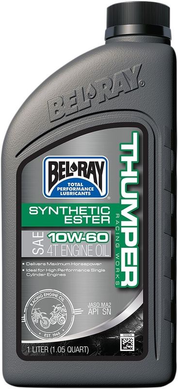 Olja Bel-Ray Thumper Ester 10W60 4T 1L syntet
