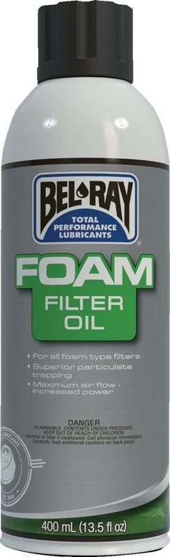 Olja filter Bel-Ray Spray 400 skum