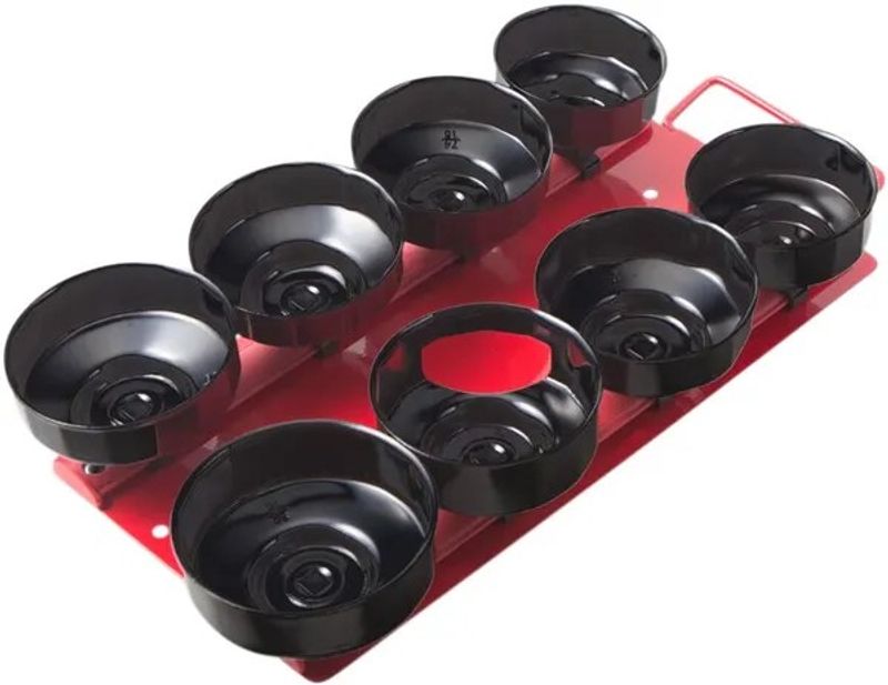 Oil Filter Cup Wrench Set - 8 Pc