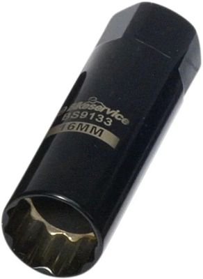 Tändstiftshylsa tunnväggig Bikeservice 16 mm